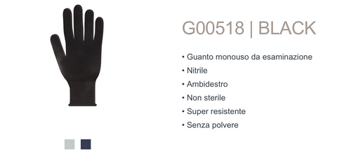 Guanti in NITRILE ambidestri