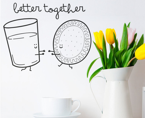 Wall Decals sticker Mr Wonderful BETTER TOGETHER
