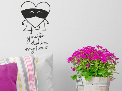 Wall Decals sticker Mr Wonderful STOLEN HEART