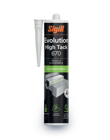 EVOLUTION High Tack 670 Bianco Ral 9010 290 ml