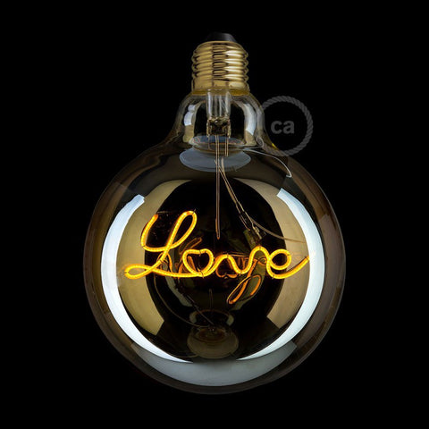 Lampadina Vintage LED scritta LOVE